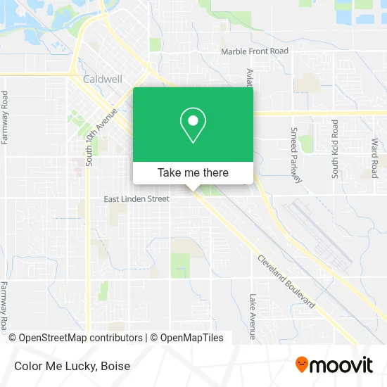 Color Me Lucky map