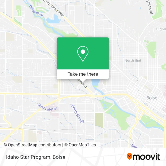 Idaho Star Program map