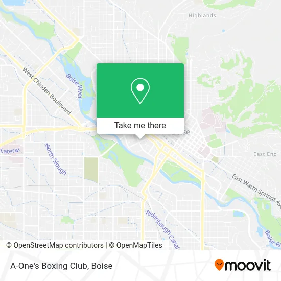 A-One's Boxing Club map