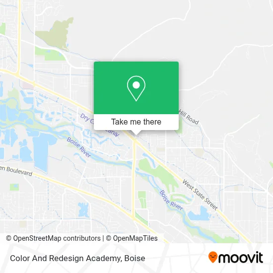 Color And Redesign Academy map