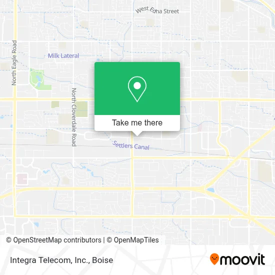 Integra Telecom, Inc. map