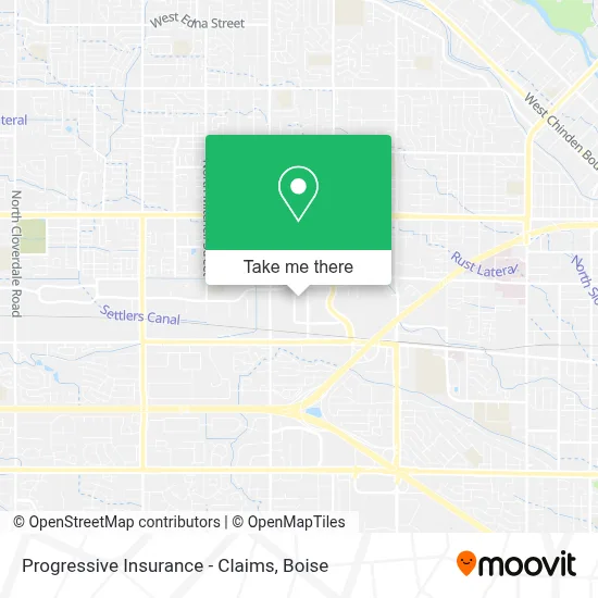 Progressive Insurance - Claims map