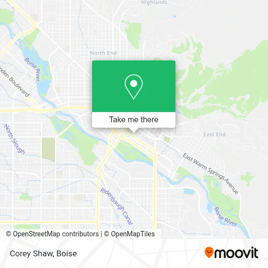 Corey Shaw map
