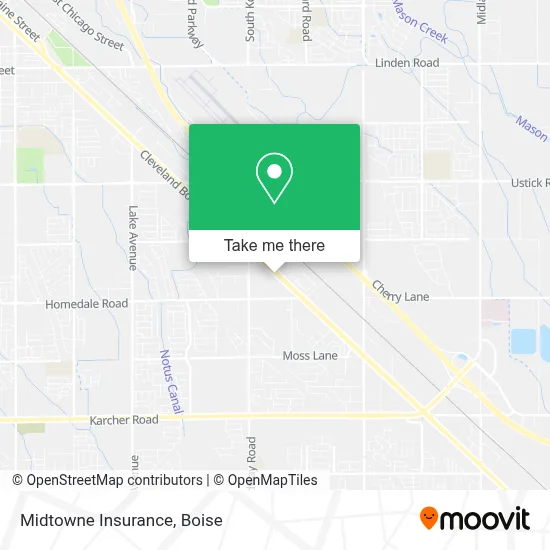 Midtowne Insurance map