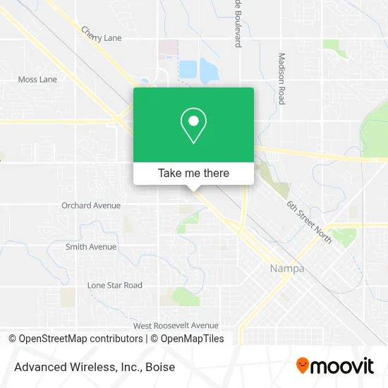 Advanced Wireless, Inc. map