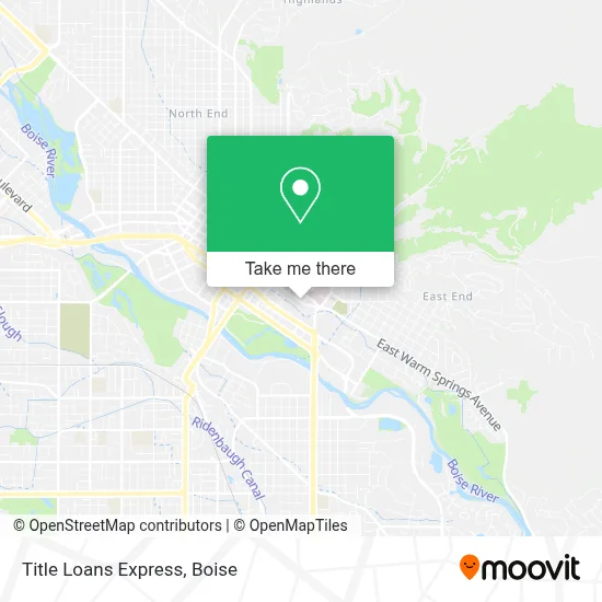 Title Loans Express map