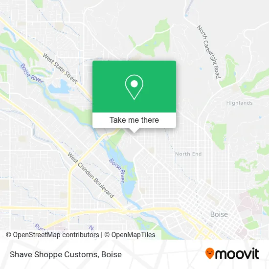 Shave Shoppe Customs map