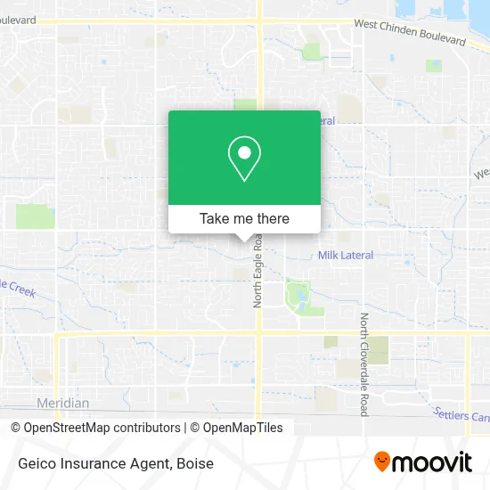 Geico Insurance Agent map