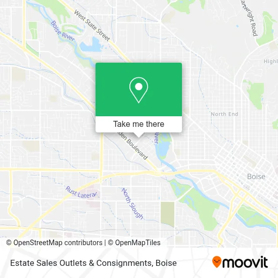 Estate Sales Outlets & Consignments map