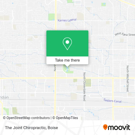 The Joint Chiropractic map