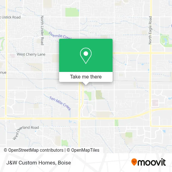 J&W Custom Homes map