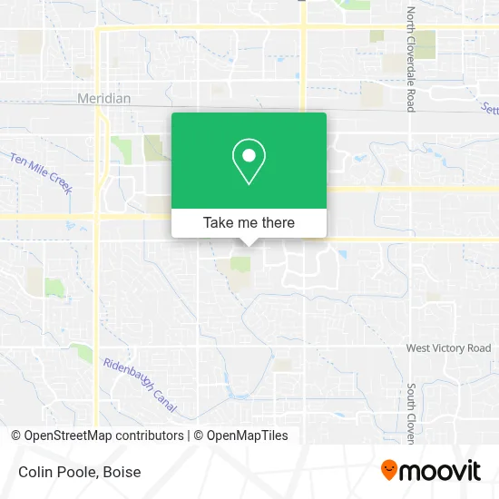 Colin Poole map