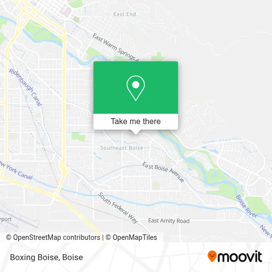 Boxing Boise map