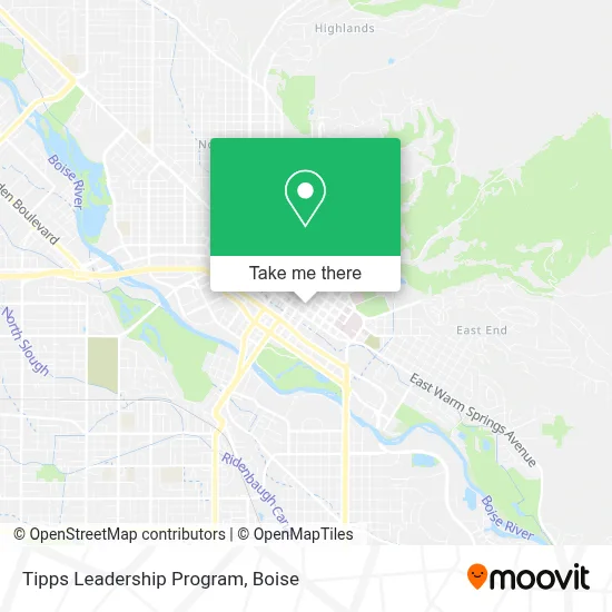 Tipps Leadership Program map