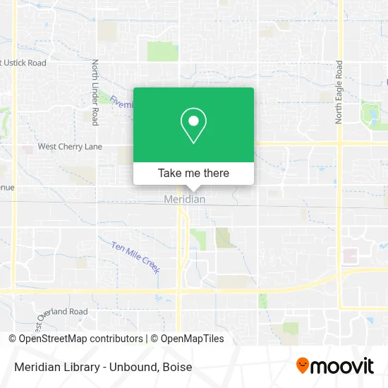 Meridian Library - Unbound map