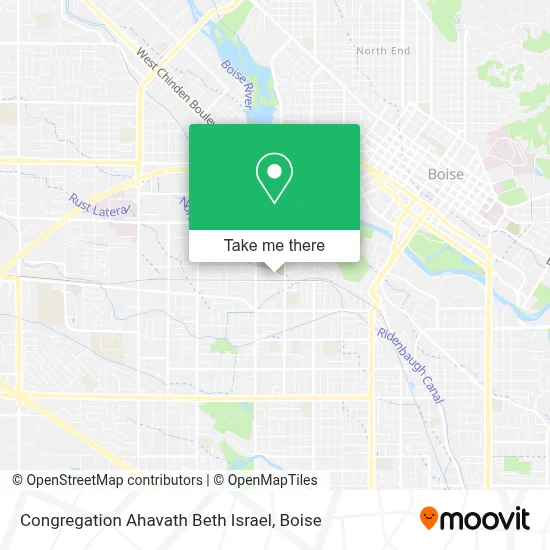 Congregation Ahavath Beth Israel map