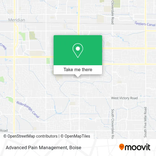 Advanced Pain Management map