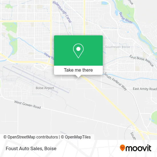 Foust Auto Sales map