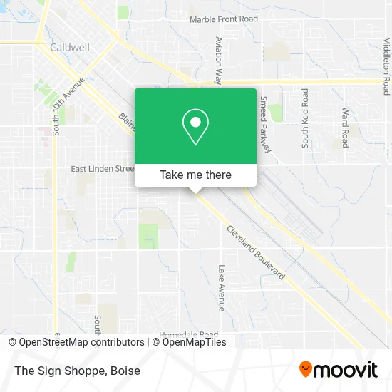 The Sign Shoppe map