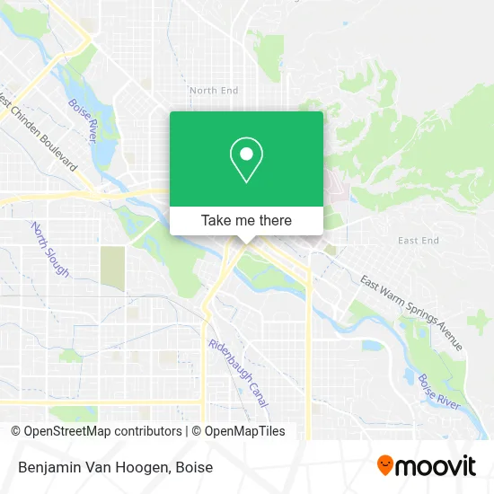 Benjamin Van Hoogen map