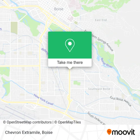 Chevron Extramile map