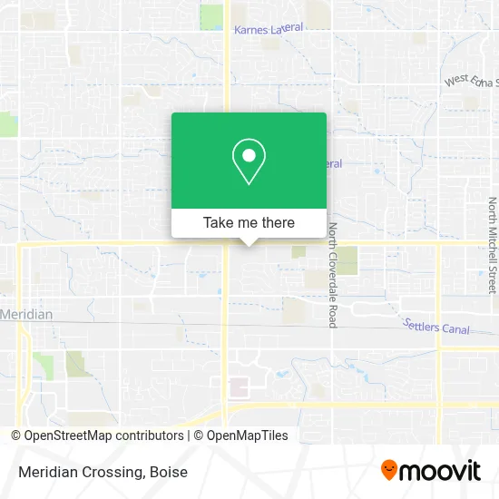 Meridian Crossing map