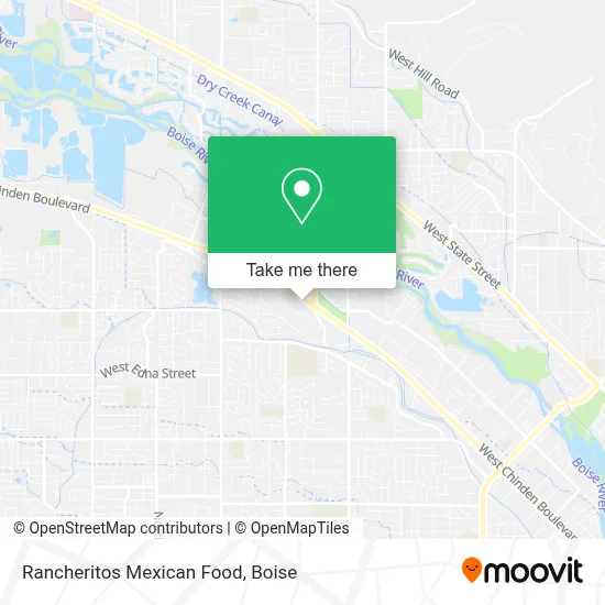 Rancheritos Mexican Food map
