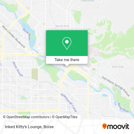 Inked Kitty's Lounge map