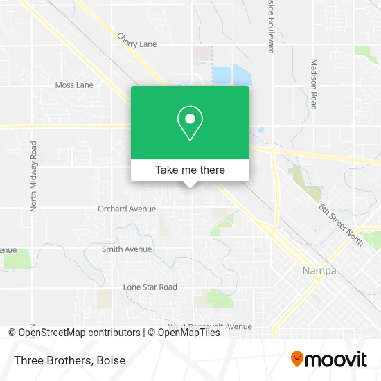 Three Brothers map