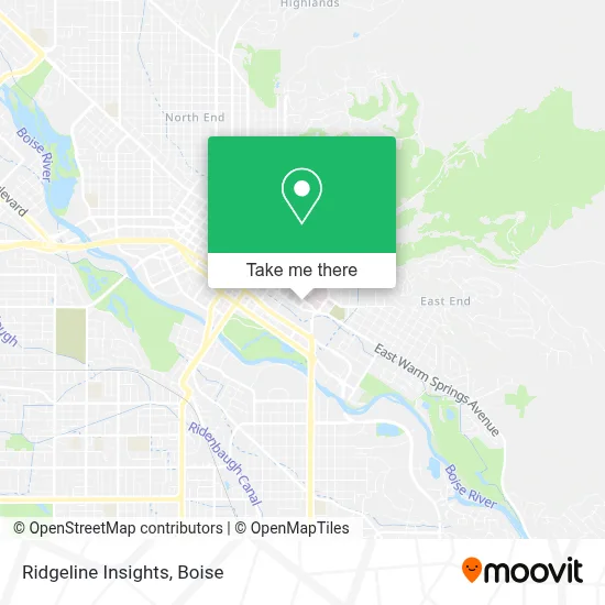 Ridgeline Insights map