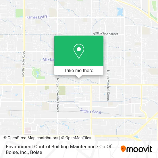 Environment Control Building Maintenance Co Of Boise, Inc. map