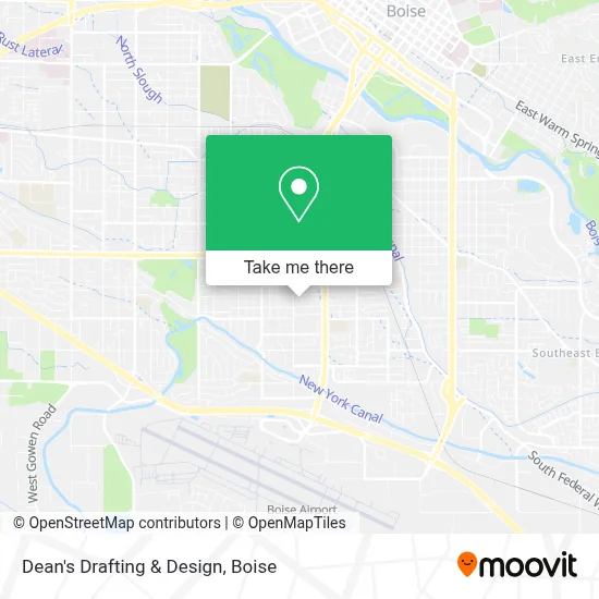 Dean's Drafting & Design map
