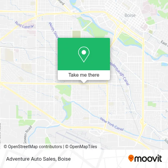 Adventure Auto Sales map