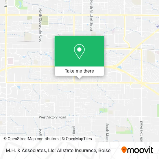 M.H. & Associates, Llc: Allstate Insurance map