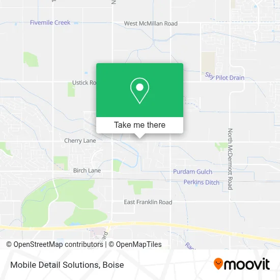 Mobile Detail Solutions map