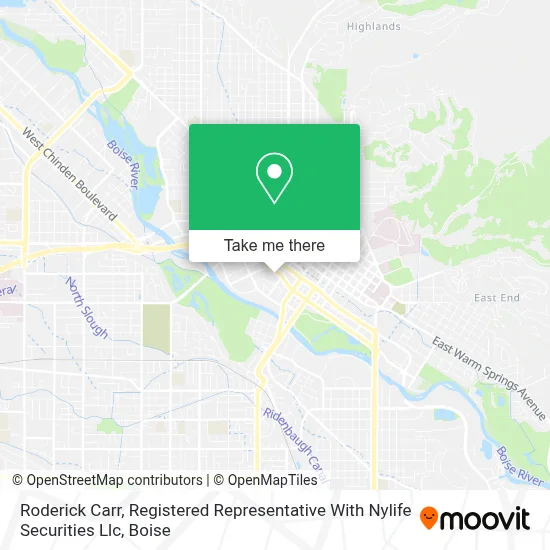 Roderick Carr, Registered Representative With Nylife Securities Llc map