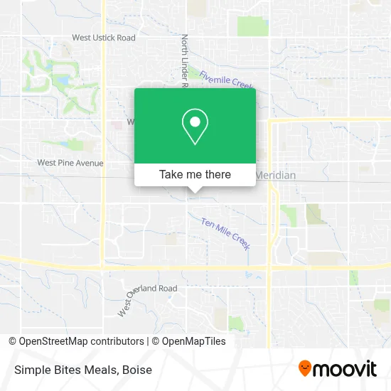 Simple Bites Meals map