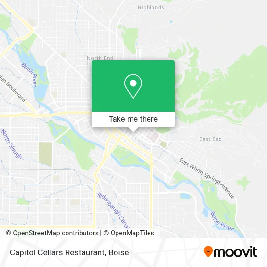 Capitol Cellars Restaurant map