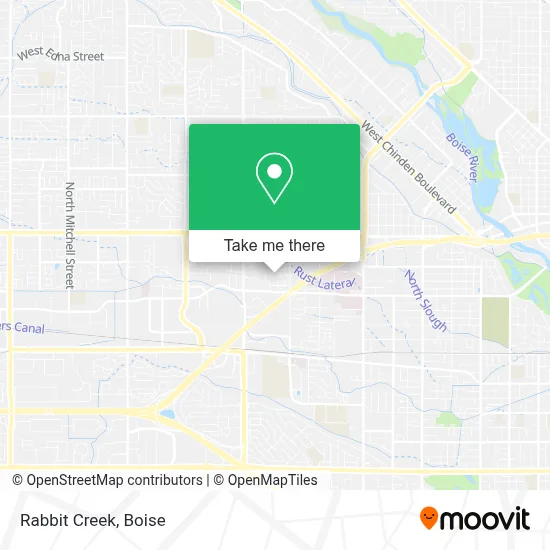 Rabbit Creek map