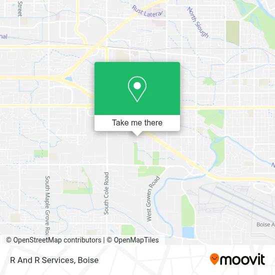 R And R Services map