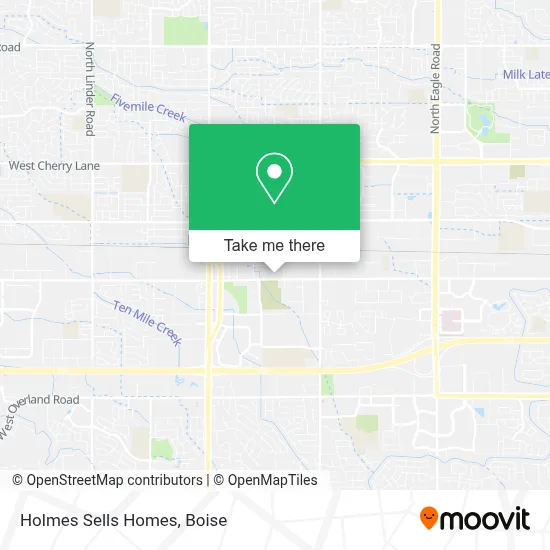 Holmes Sells Homes map
