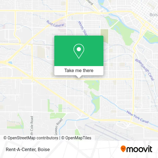 Rent-A-Center map