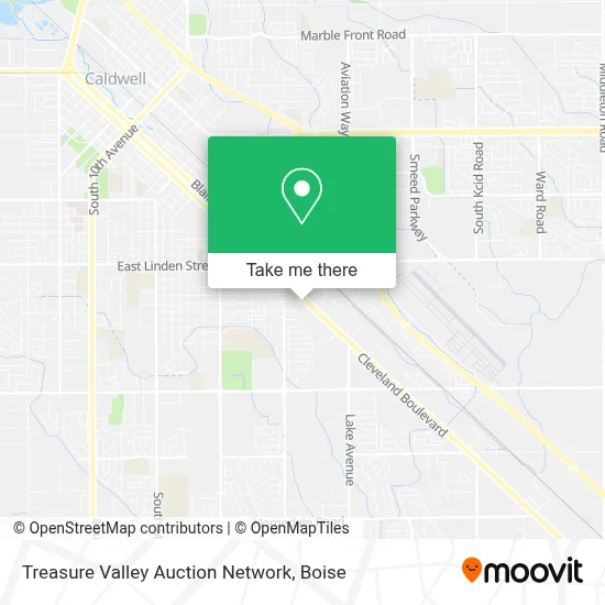 Treasure Valley Auction Network map