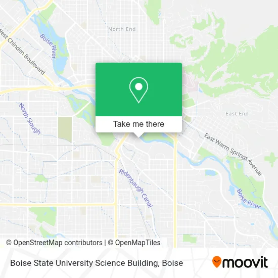 Boise State University Science Building map