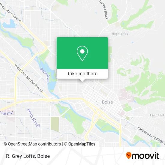 R. Grey Lofts map