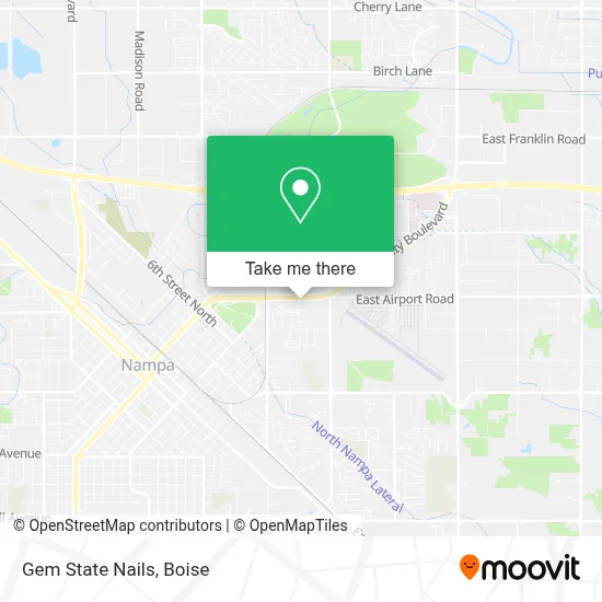Gem State Nails map