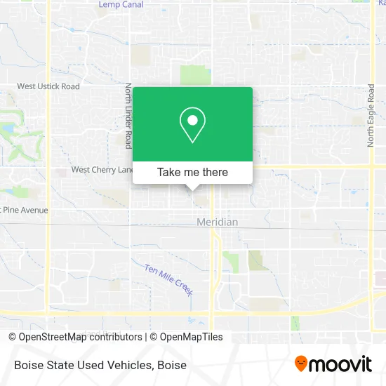 Boise State Used Vehicles map