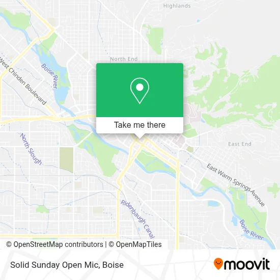 Solid Sunday Open Mic map