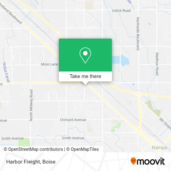 Harbor Freight map