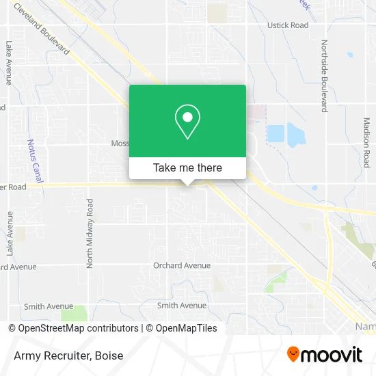 Army Recruiter map